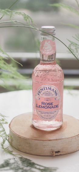 bottle, pink Wallpaper 1080x2340