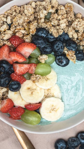 dry breakfast, breakfast, fruit Wallpaper 720x1280