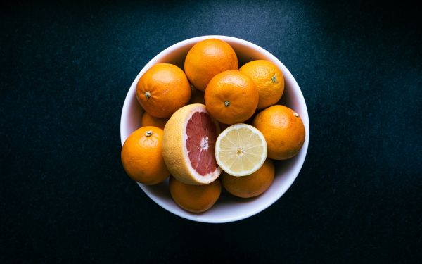 fruit plate, tangerines Wallpaper 1920x1200