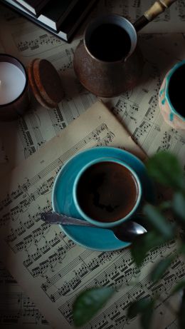 coffee, coffee pot Wallpaper 640x1136