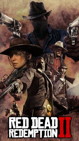 Red Dead Redemption 2, wild west Wallpaper 750x1334