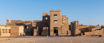 Обои 3440x1440 Египет, развалины, древний город