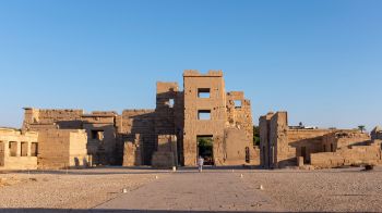 Обои 2560x1440 Египет, развалины, древний город