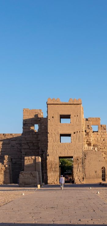 Обои 720x1520 Египет, развалины, древний город