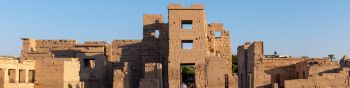 Обои 1590x400 Египет, развалины, древний город