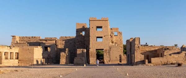 Обои 2560x1080 Египет, развалины, древний город