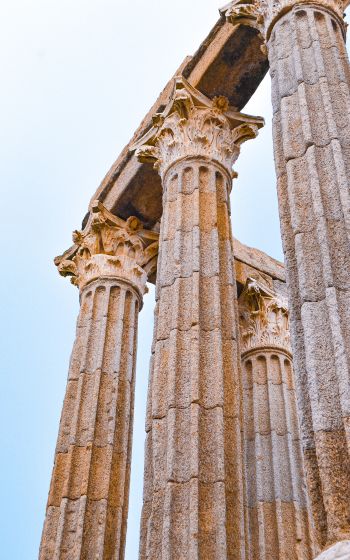 Обои 1600x2560 арка, колонны, история