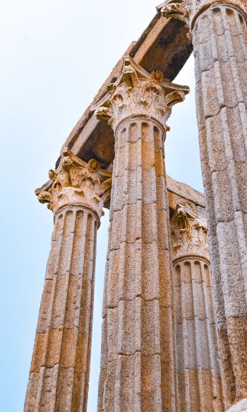 Обои 1200x2000 арка, колонны, история