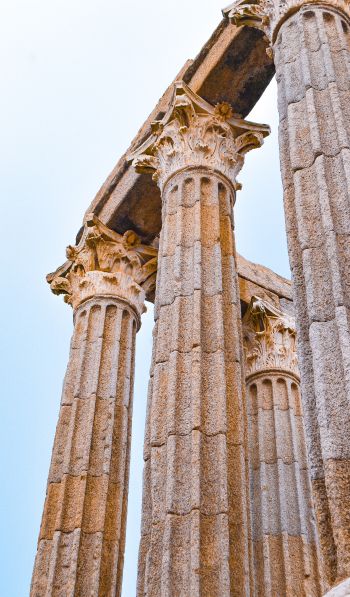 arch, columns, history Wallpaper 600x1024