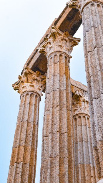 arch, columns, history Wallpaper 640x1136