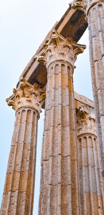 Обои 1440x2960 арка, колонны, история