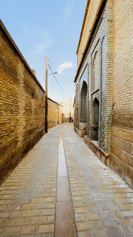 Обои 2268x4032 Шираз, провинция Фарс, Иран, старая улочка