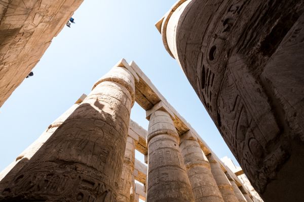 Egypt, columns, hieroglyphs Wallpaper 6000x4000