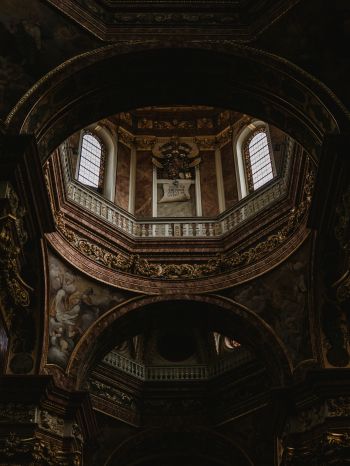 film photography, frescoes, dome Wallpaper 1536x2048