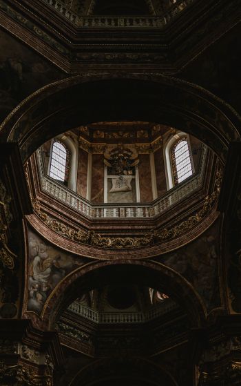 film photography, frescoes, dome Wallpaper 1752x2800