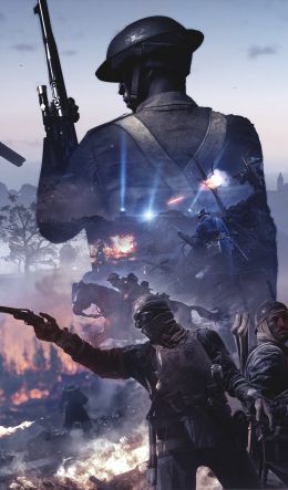 Обои 600x1024 Battlefield 1