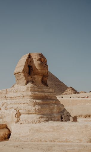 Giza, Egypt, sphinx Wallpaper 1200x2000
