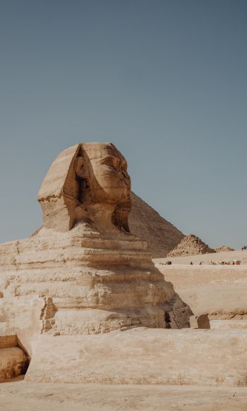 Giza, Egypt, sphinx Wallpaper 1200x2000