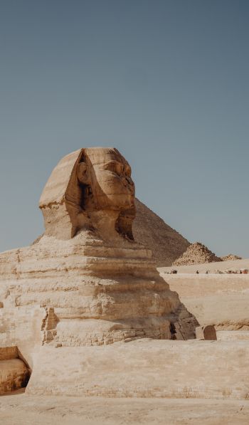 Giza, Egypt, sphinx Wallpaper 600x1024