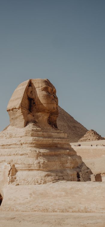 Giza, Egypt, sphinx Wallpaper 1284x2778