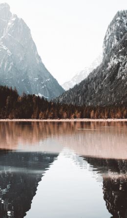 Toblach, South Tyrol, Italy Wallpaper 600x1024