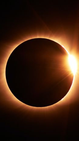 solar eclipse Wallpaper 640x1136