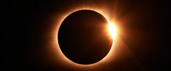 solar eclipse Wallpaper 2560x1080