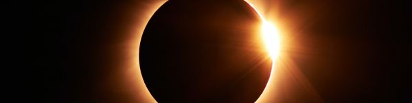 solar eclipse Wallpaper 1590x400