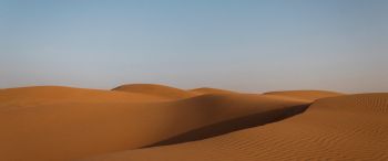 desert, United Arab Emirates Wallpaper 3440x1440