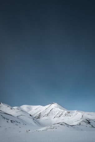 Svalbard, mountains, snow Wallpaper 3478x5208