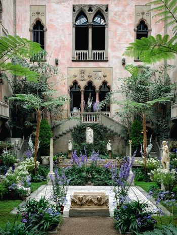 beautiful garden, plants, statues Wallpaper 1668x2224