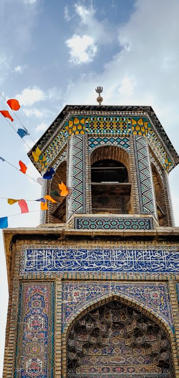 Shiraz, province of Fars, Iran, mosque Wallpaper 1080x2280