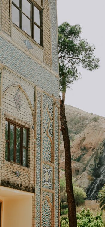 Shiraz, province of Fars, Iran, building Wallpaper 1080x2340