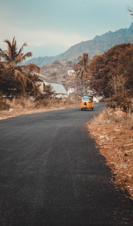 highway, vehicle, road Wallpaper 600x1024