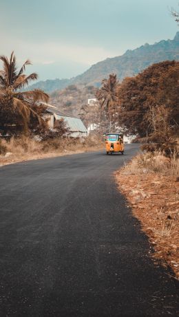 highway, vehicle, road Wallpaper 640x1136