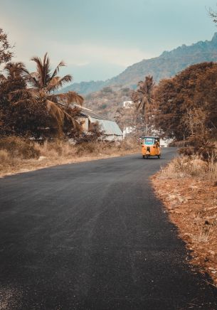 highway, vehicle, road Wallpaper 1668x2388