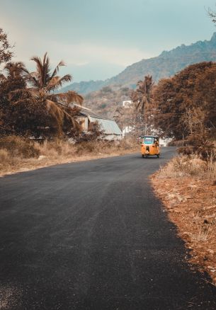 highway, vehicle, road Wallpaper 1640x2360