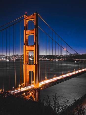 San Francisco Bay, California, USA Wallpaper 1620x2160