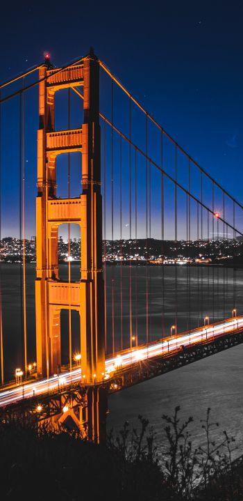 San Francisco Bay, California, USA Wallpaper 1080x2220