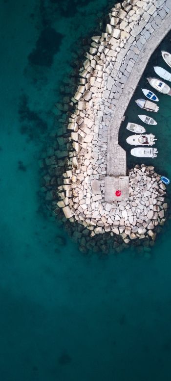 Fažana, Croatia, sea Wallpaper 1080x2400