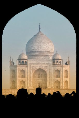Agra, Uttar Pradesh, India, temple Wallpaper 640x960