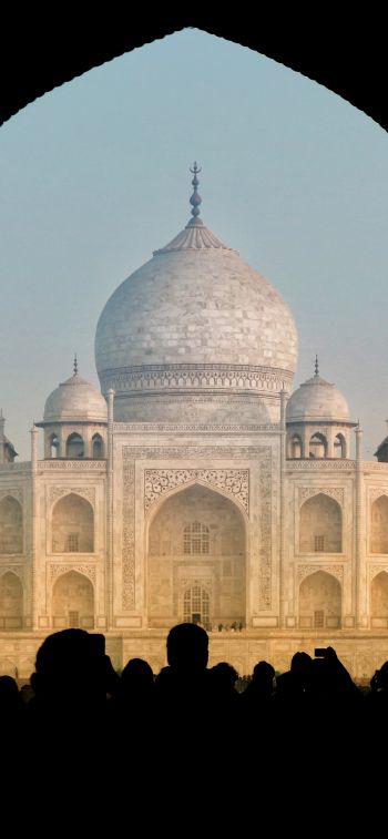 Agra, Uttar Pradesh, India, temple Wallpaper 1242x2688