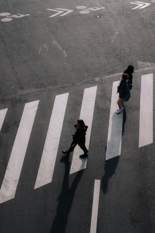 Paris, France, crosswalk Wallpaper 3895x5842