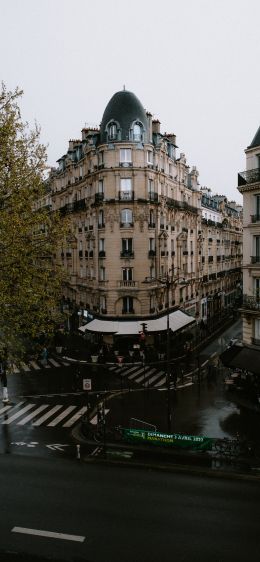 Обои 1125x2436 Париж, Франция, уличная фотография