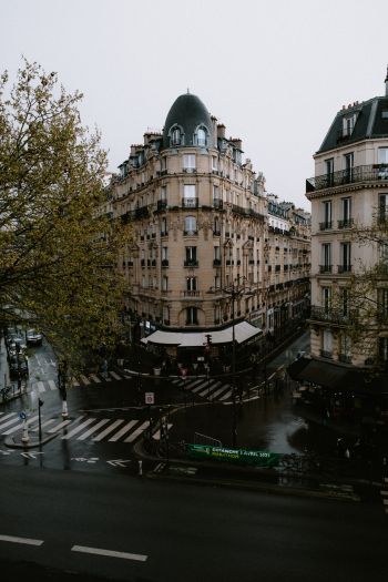 Обои 640x960 Париж, Франция, уличная фотография