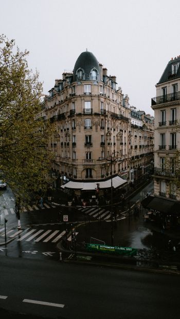 Обои 720x1280 Париж, Франция, уличная фотография