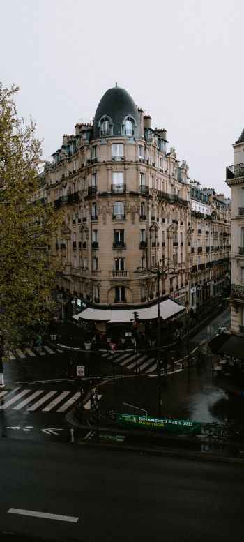 Обои 1440x3200 Париж, Франция, уличная фотография
