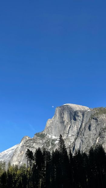 Обои 640x1136 Йосемитский национальный парк, гора