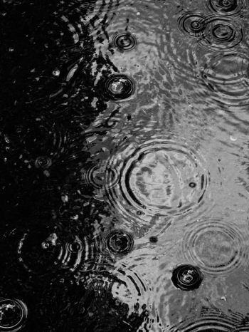 ripple, puddle, water droplets Wallpaper 1620x2160