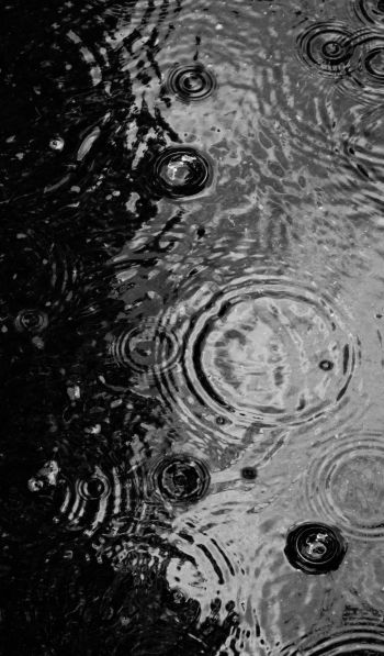 ripple, puddle, water droplets Wallpaper 600x1024